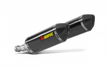 Akrapovic Slip-on Line Carbon Set met E-keur Kawasaki Z 1000 SX 2014-2016